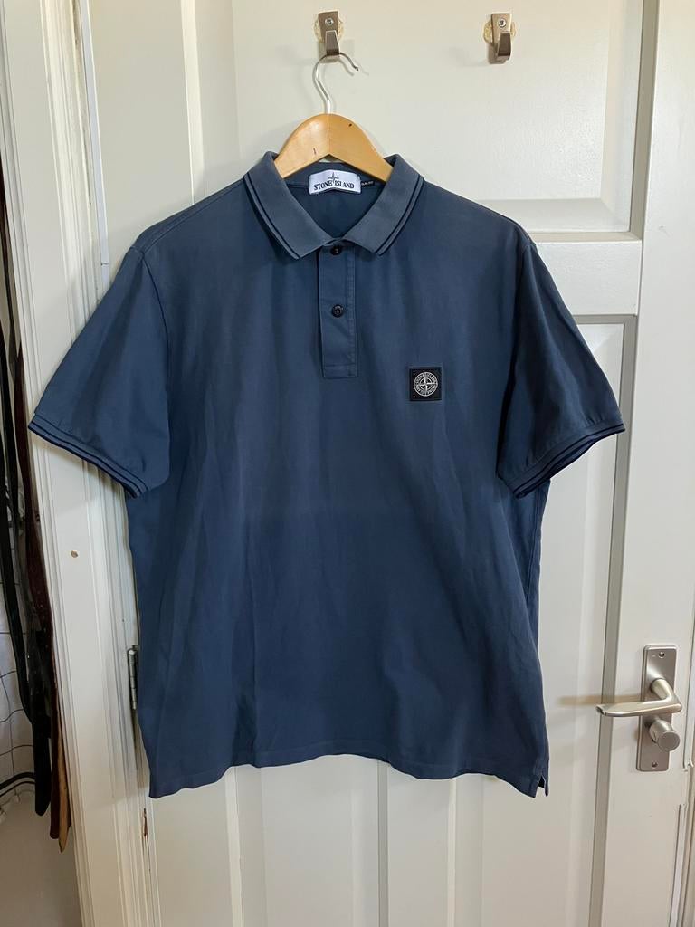 Stone Island polo XXL, Ophalen of Verzenden, Zo goed als nieuw, Overige maten, Blauw