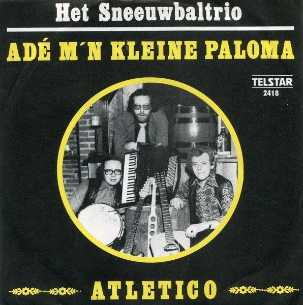 HET SNEEUWBAL TRIO - ATLETICO in VG+ STAAT TOPPER!, Verzenden, Zo goed als nieuw, Overige formaten, Levenslied of Smartlap