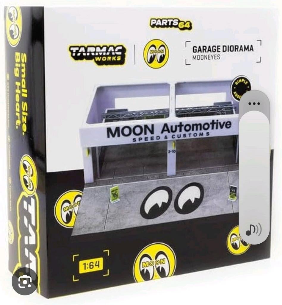 Tarmac Works 1:64 Garage Diorama Mooneyes, Onbekend, Nieuw, Tarmac, Ophalen of Verzenden