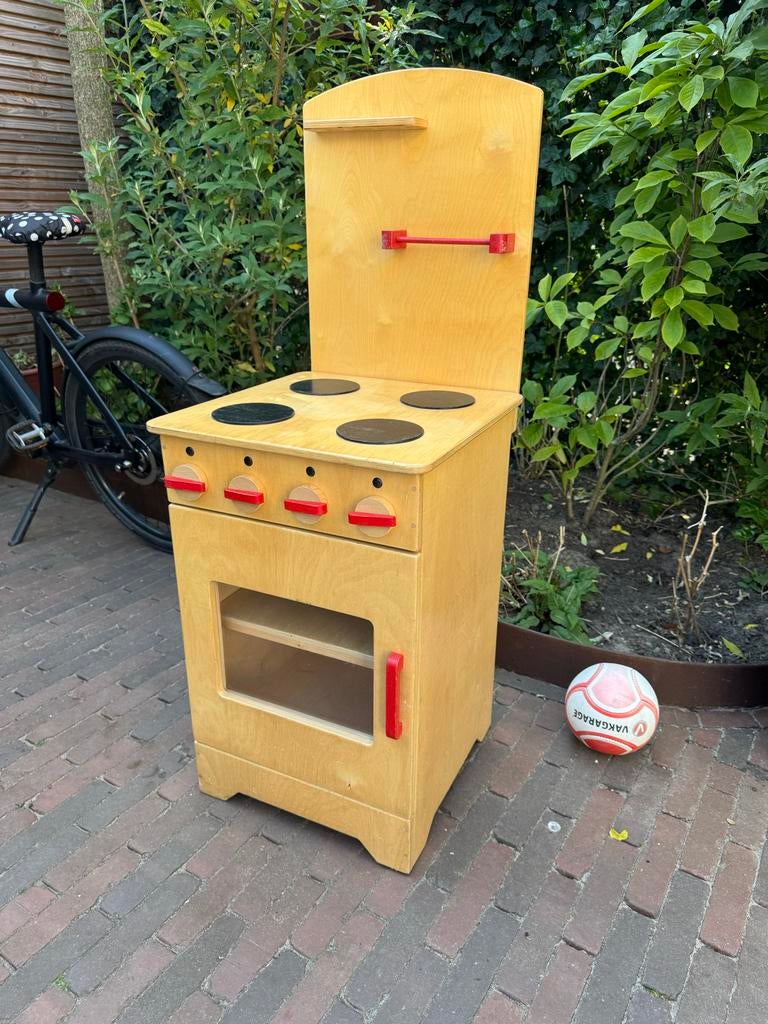 Van Dijk Toys houten speelkeuken, Ophalen, Gebruikt, Hout, Speelkeuken