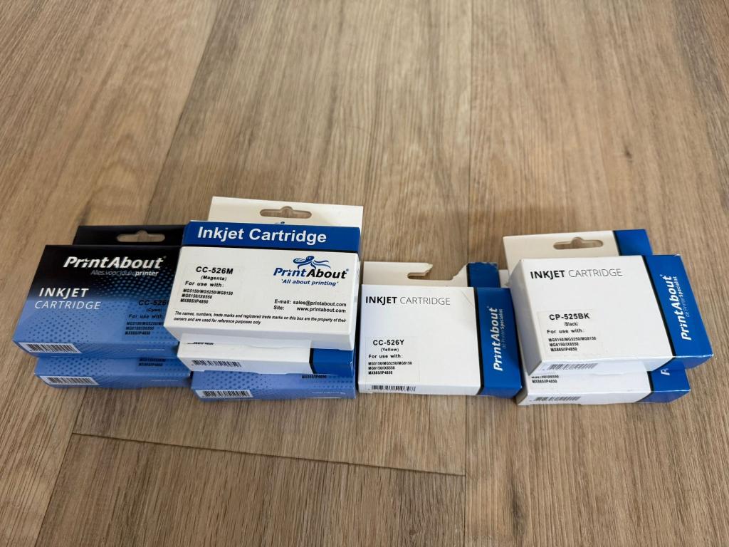 Inktcartridges Canon CC-525 en CC-526 (NIEUW), Ophalen, Nieuw, Cartridge, Canon