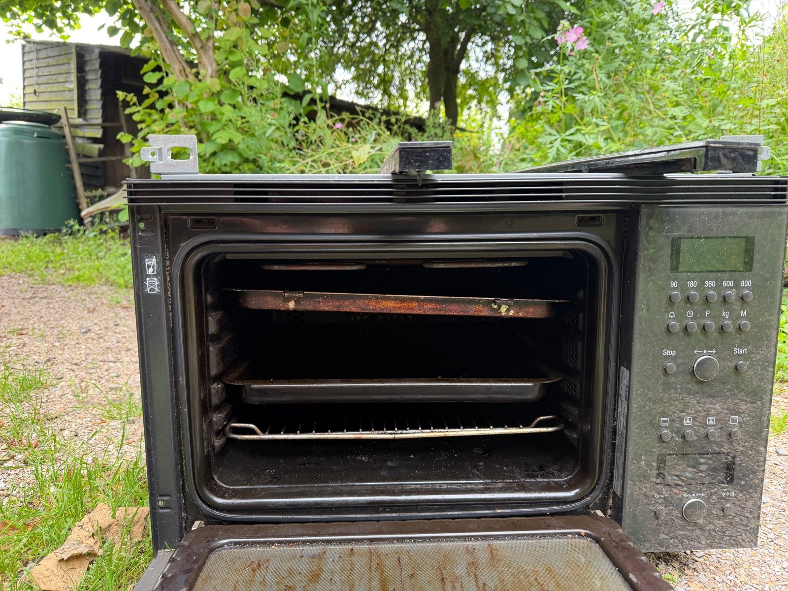 Bosch Gourmet Combimagnetron - Zwart, Gebruikt, Witgoed en Apparatuur, Ovens, Ophalen, Gebruikt, 60 cm of meer, Inbouw
