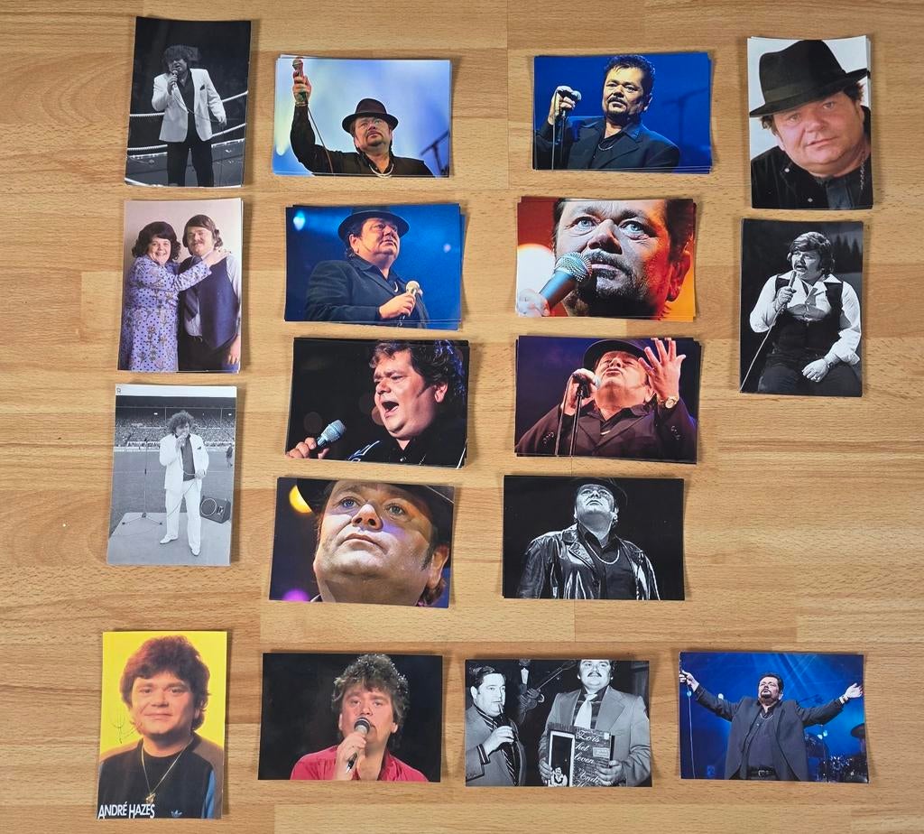 André Hazes Foto's - Collectie van 17 Unieke Afbeeldingen, Ophalen, Zo goed als nieuw, Foto of Kaart