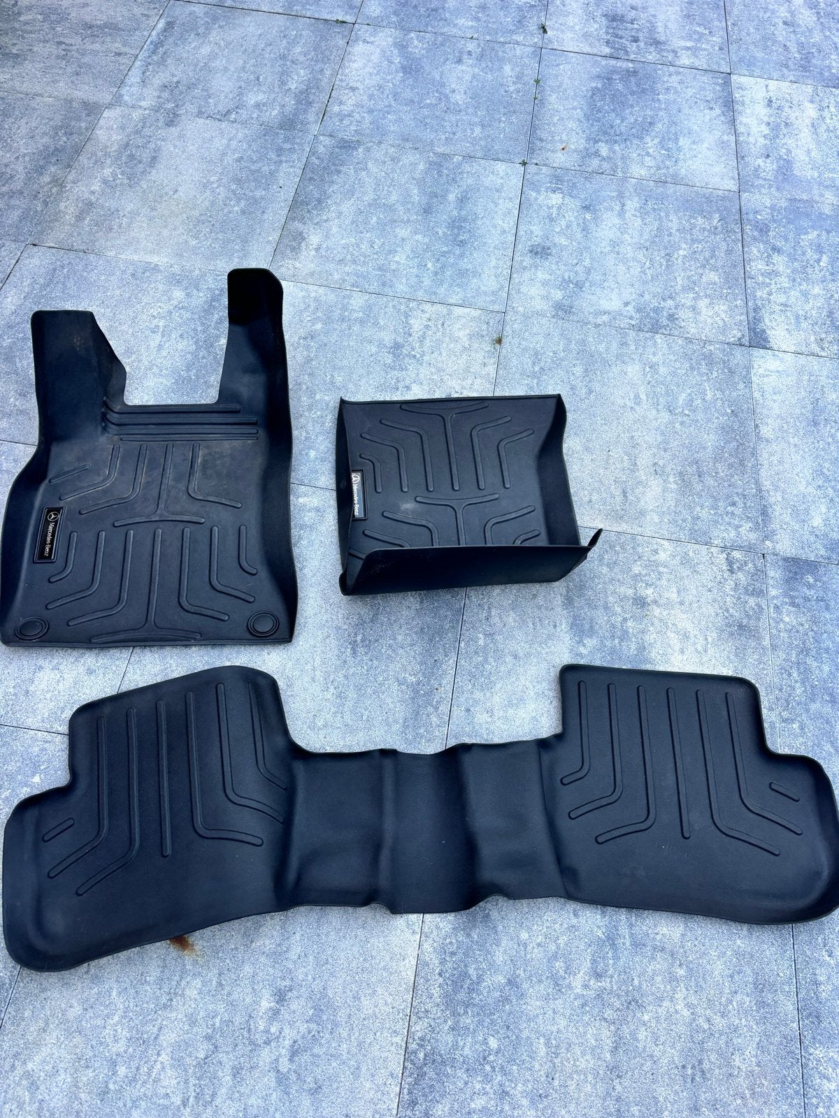 Rubberen Mattenset voor Mercedes CLA Shooting Brake 2017, Ophalen of Verzenden, Gebruikt