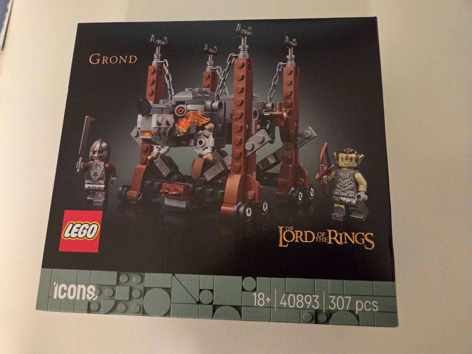LEGO 40893 Grond. Icons Lord of the Rings. Nieuw in doos, Lego, Nieuw, Ophalen of Verzenden, Compleet