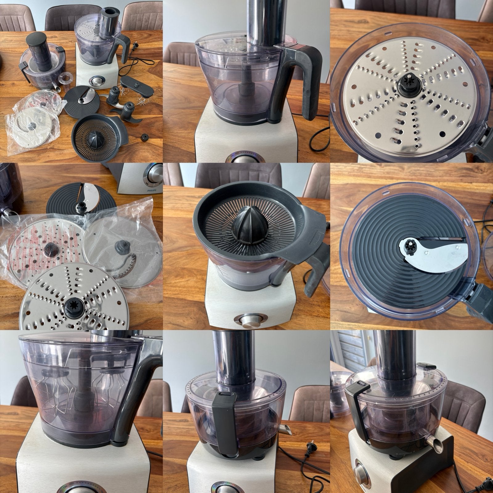 Philipsfoodprocessor/keukenmachine., Ophalen, Zo goed als nieuw, 3 snelheden of meer