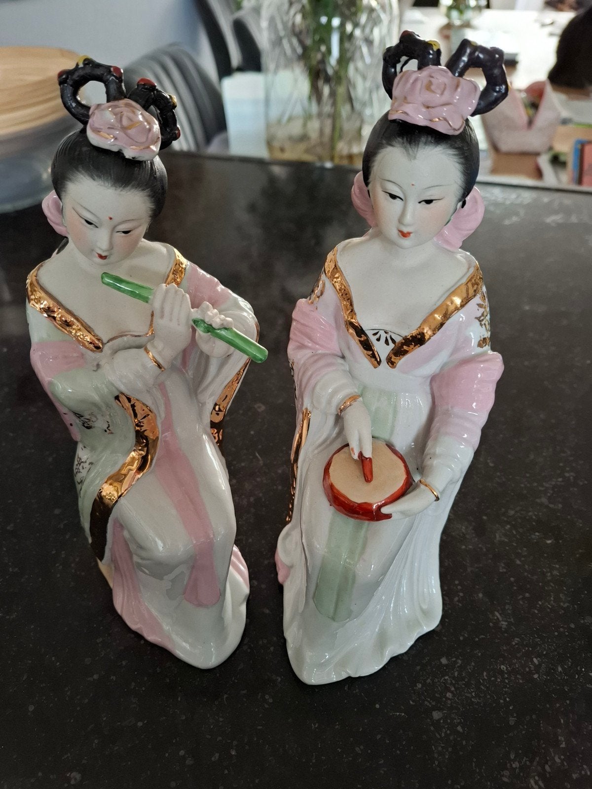 Prachtige Chinees porseleinen hofdames, Ophalen of Verzenden