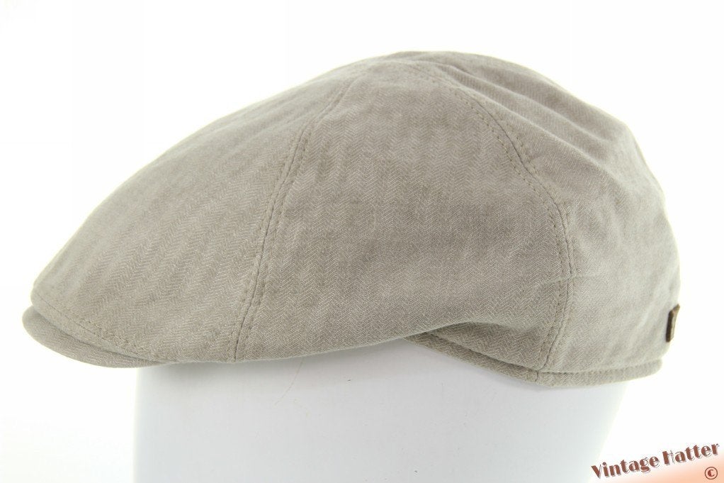 Platte pet Göttmann Memphis grijs linnen mix nieuw mt 56/61, 60 cm (XL, 7½ inch) of meer, Nieuw, Ophalen of Verzenden, Pet