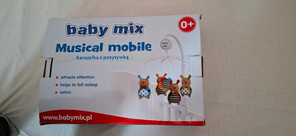 Boxmobiel, Kinderen en Baby's, Speelgoed | Babyspeelgoed, Ophalen, Zo goed als nieuw, Mobiel, Met geluid