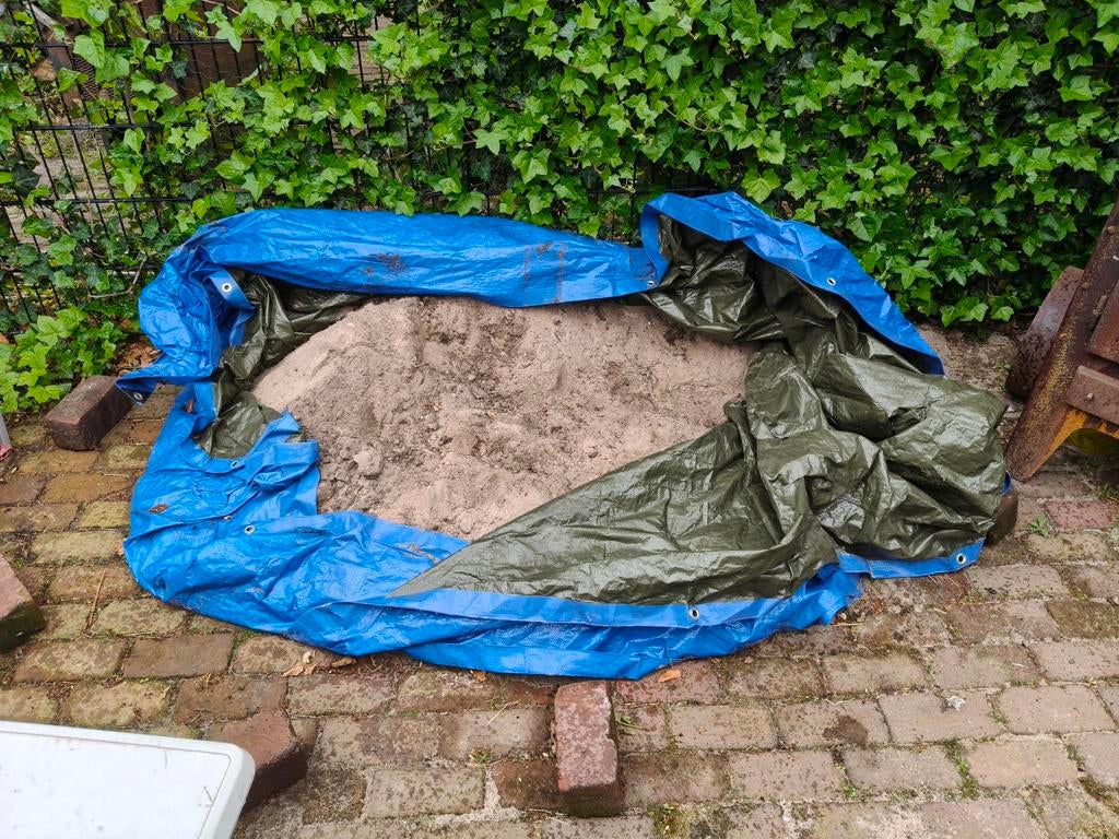 Zand voor diverse toepassingen, Tuin en Terras, Zand, Gebruikt, Ophoogzand, Ophalen