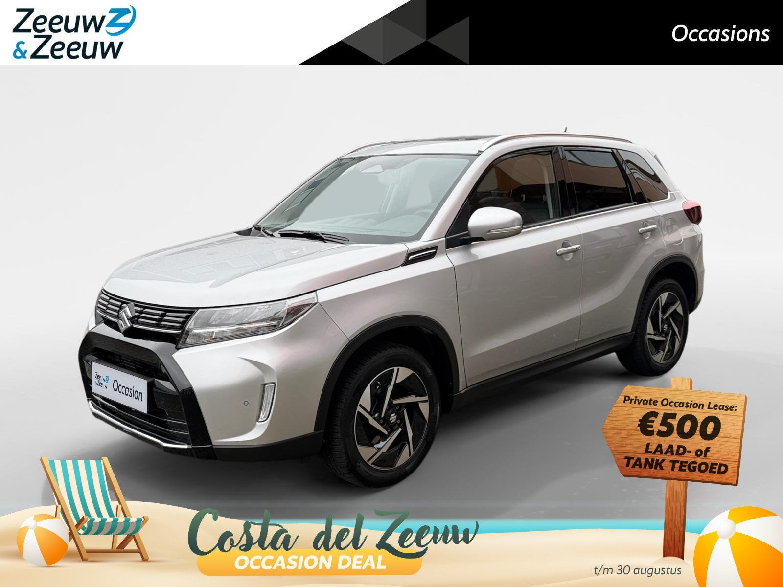 Suzuki Vitara 1.5 Hybrid Style 116PK AUTOMAAT | Parkeer sens, Auto's, Suzuki, 12 maanden, Gebruikt, 400 kg, 116 pk