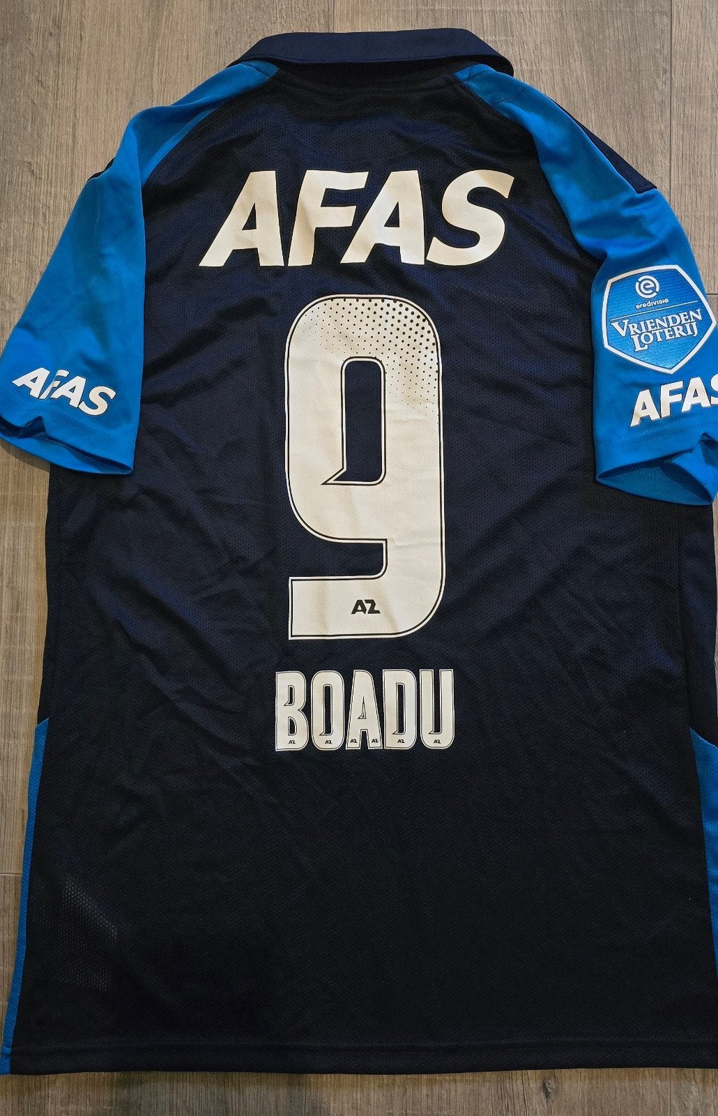 Matchworn Myron Boadu AZ Thuisshirt 2020/2021, Maat M, Ophalen of Verzenden, Gebruikt, Shirt