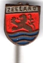 Zeeland wapen misdruk zilverkleurig speldje 10x11 mm( U_073), Verzenden, Nieuw, Stad of Land, Speldje of Pin