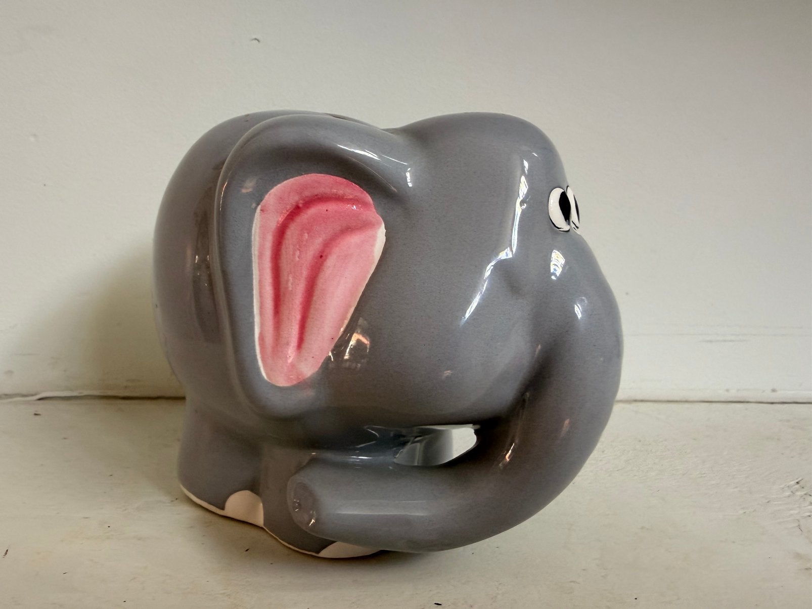 Olifant spaarpot, Verzamelen, Ophalen of Verzenden, Gebruikt, Steen, Aardewerk of Keramiek, Dier