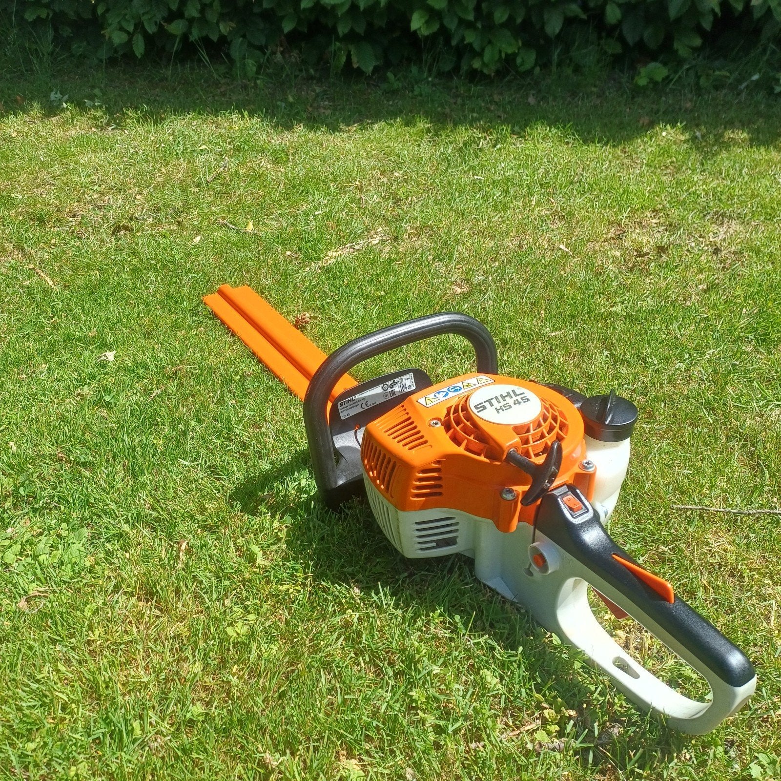 Stihl HS 45 heggenschaar, Ophalen of Verzenden, Zo goed als nieuw, Benzine, STIHL