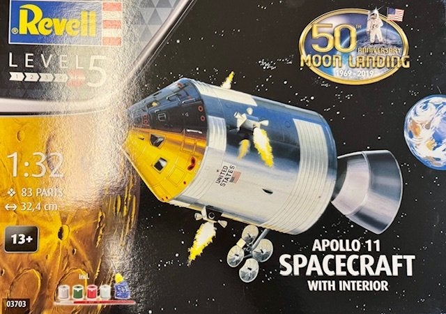 Coelianmodels, Revell 03703, Apollo 11, 1/32, € 39,99, Revell, Nieuw, Ophalen of Verzenden, Groter dan 1:72