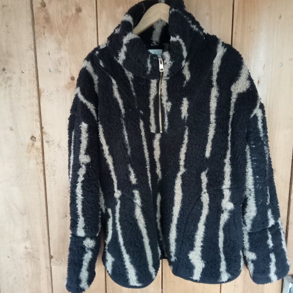 Next borg fleece trui met rits bij hals maat XL, Next, Verzenden, Gedragen, Maat 42/44 (L)