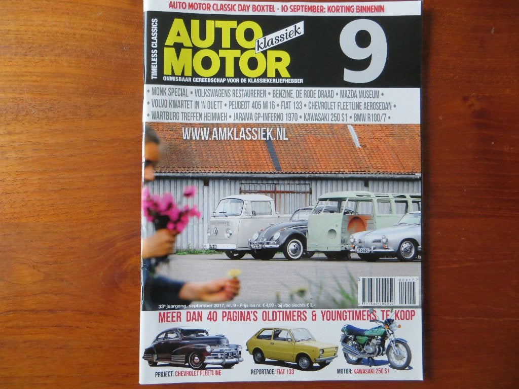 Auto Motor Klassiek 9 2017 Fiat 133, Wartburg, 405 MI 16, Ophalen of Verzenden, Nieuw, Peugeot