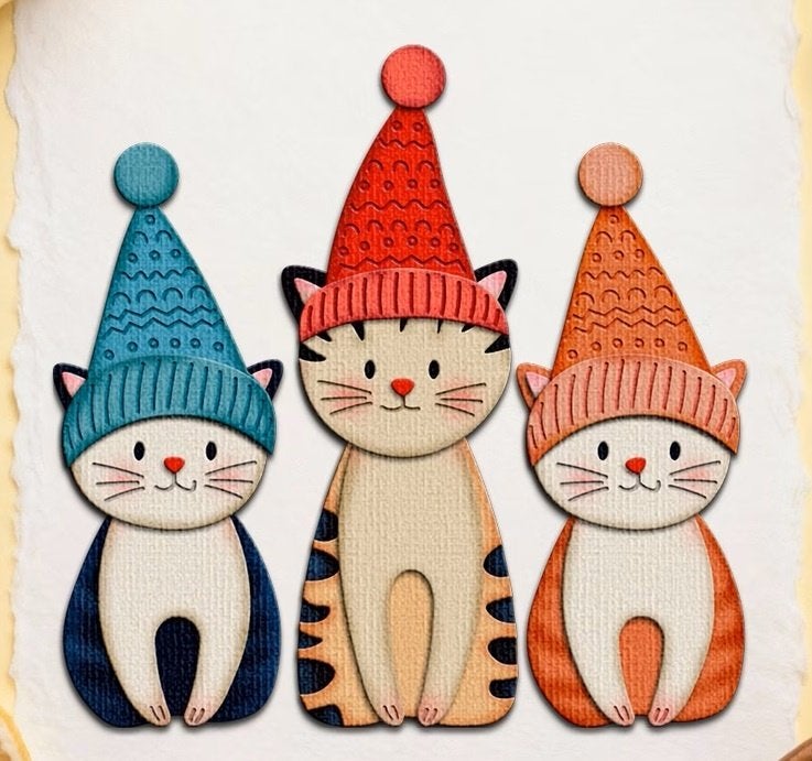 snijmallen Katjes Kerst NIEUW, Hobby en Vrije tijd, Kaarten | Zelf maken, Verzenden, Nieuw, Kerst, Pons of Mal