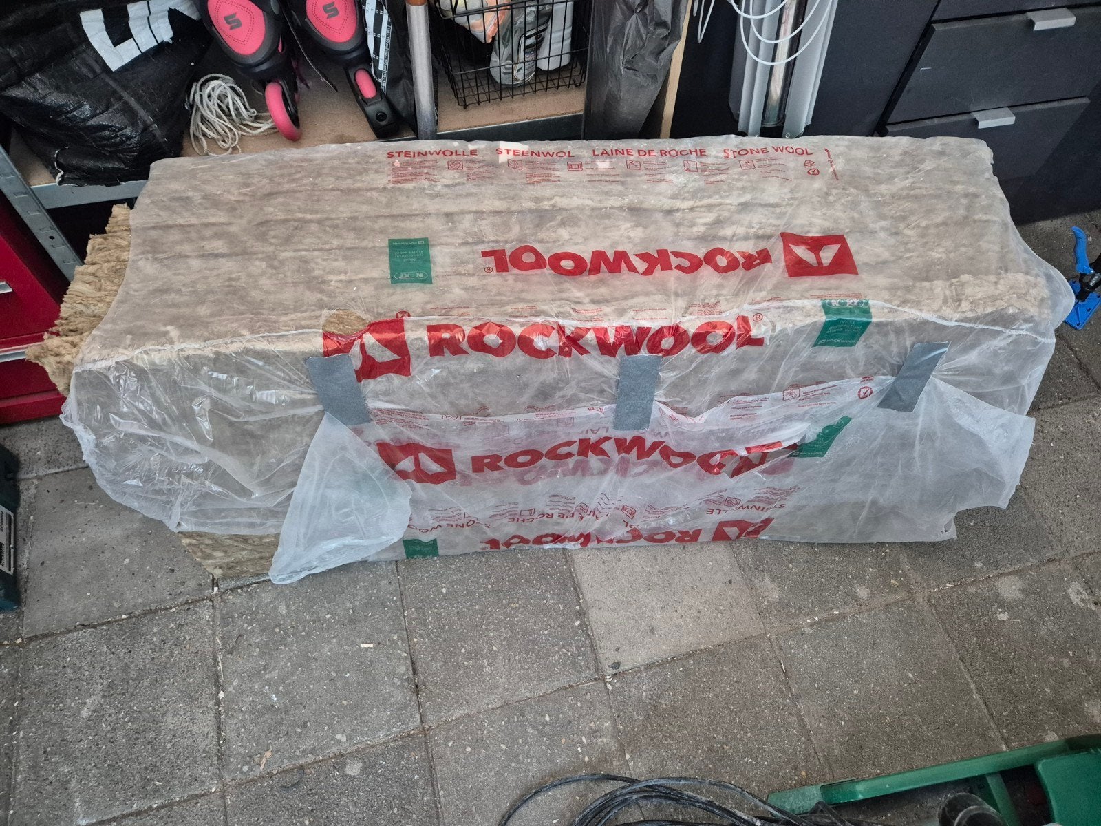Steenwol isolatieplaten 120x60x5 cm - 3/4 pak, Doe-het-zelf en Verbouw, Isolatie en Afdichting, Ophalen of Verzenden