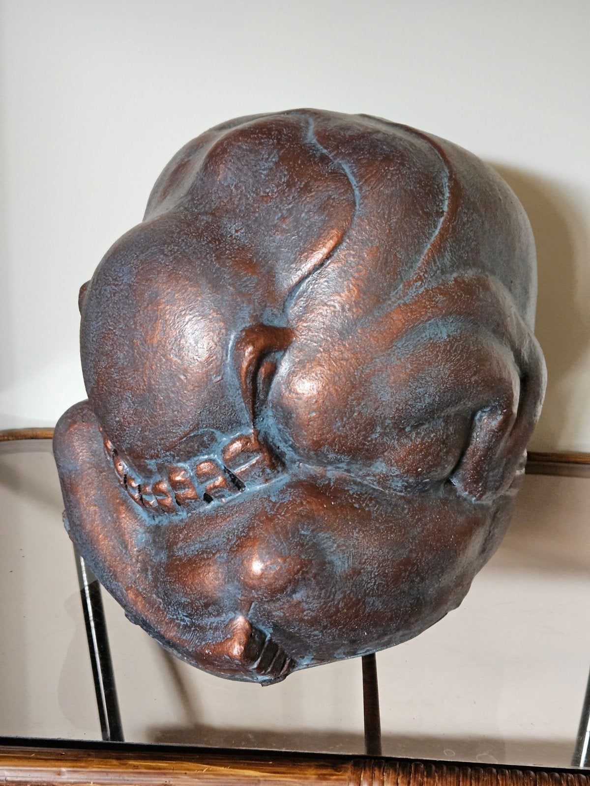 Orang Malu (Wheeping Buddha) -, Ophalen of Verzenden, Gepatineerd, 20 - 50 cm, Overige materialen