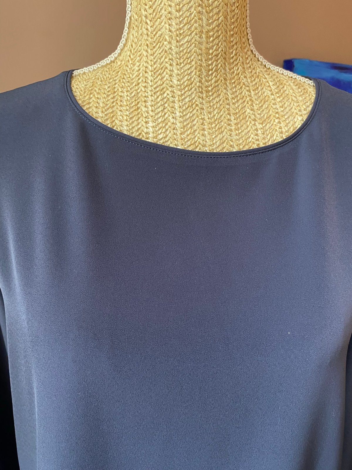 FFC Blauw/paarse Blouse Maat 36, Blauw, Ophalen of Verzenden, Zo goed als nieuw, Lange mouw