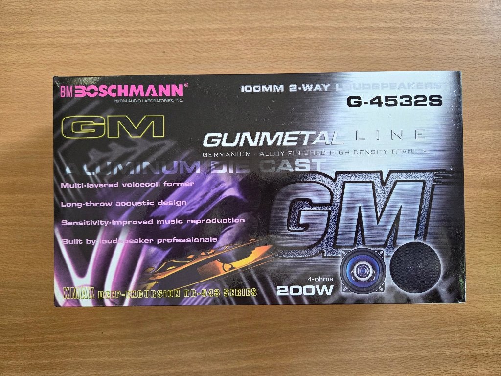 Boschmann G-4532S 2-weg luidsprekers nieuw in de doos, Auto diversen, Autospeakers, Nieuw, Ophalen of Verzenden