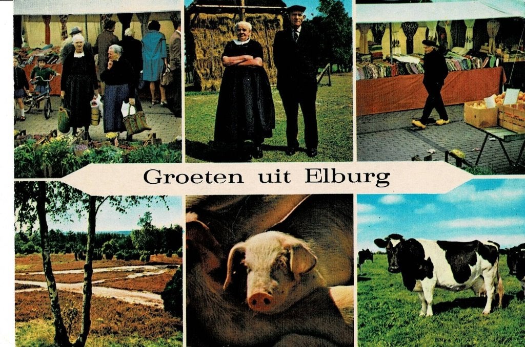 Elburg, Ophalen of Verzenden, 1940 tot 1960, Gelopen, Gelderland