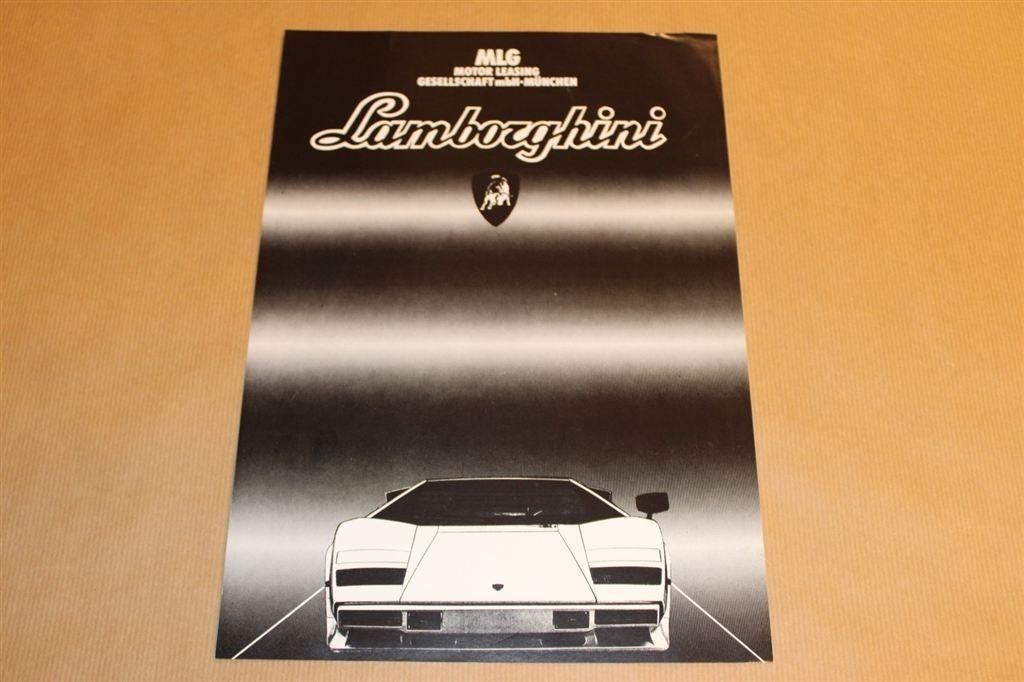Zeldzame folder - Lamborghini lease - Circa1990, Ophalen of Verzenden, Zo goed als nieuw, Overige merken