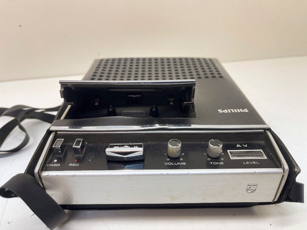 Philips N 2209/00 vintage Cassette Recorder, Philips, N, N, Enkel