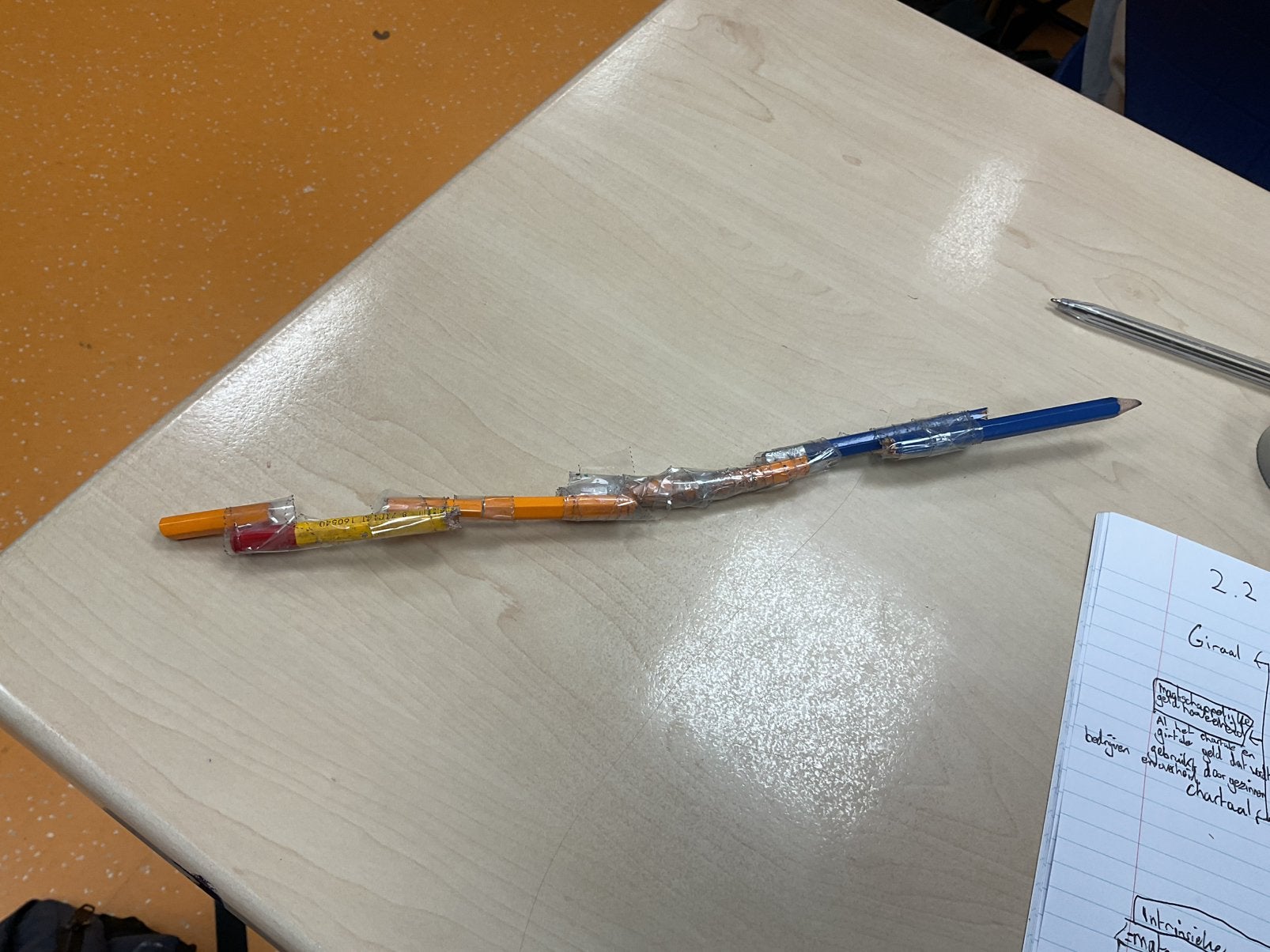 Potlood kunst, Ophalen
