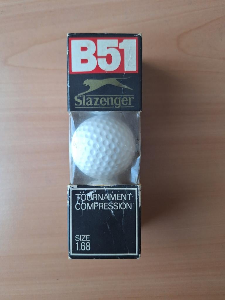 Vintage Slazenger B51 Golfbal - Ongebruikt, Sport en Fitness, Golf, Nieuw, Bal(len), Overige merken, Ophalen of Verzenden