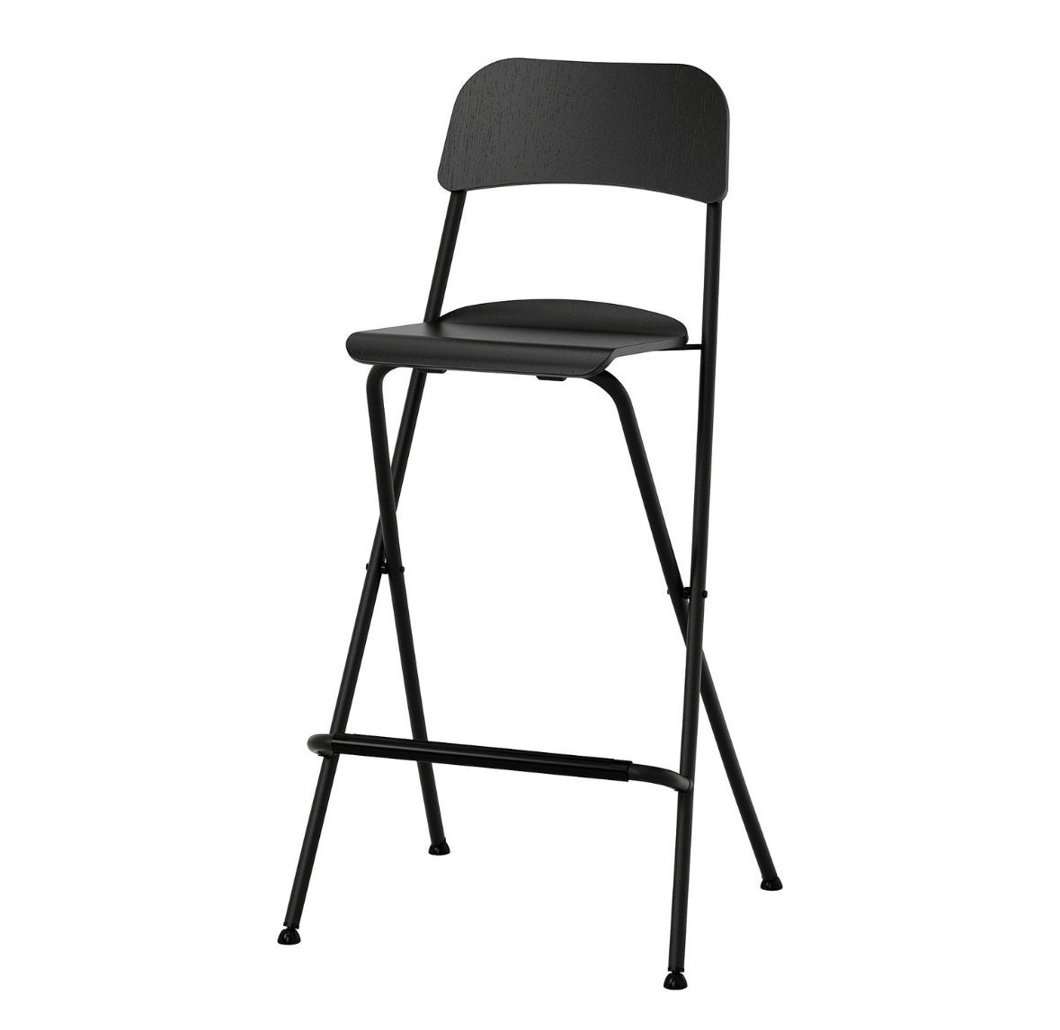 Zwarte bar kruk, 1 kruk, Ophalen, Zo goed als nieuw, 60 tot 90 cm