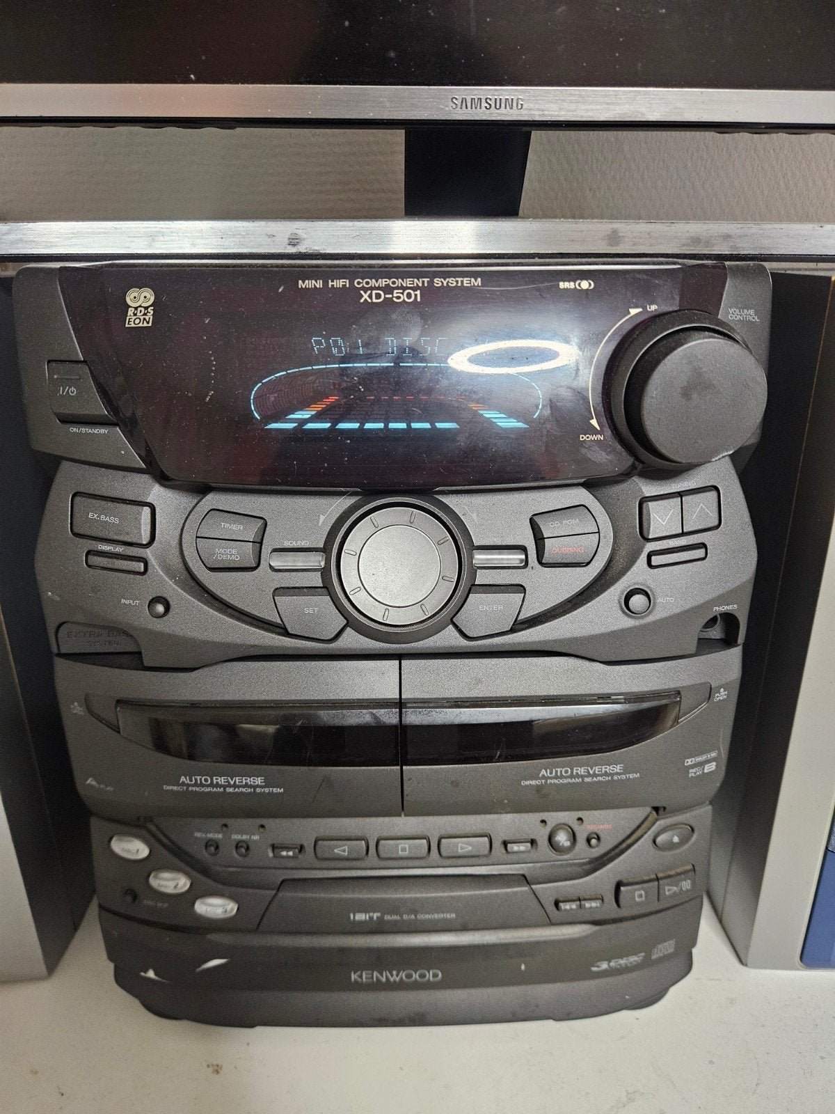 Kenwood XD-501 Mini Hifi Component Systeem, Ophalen of Verzenden, Gebruikt, Cassettedeck, Microset