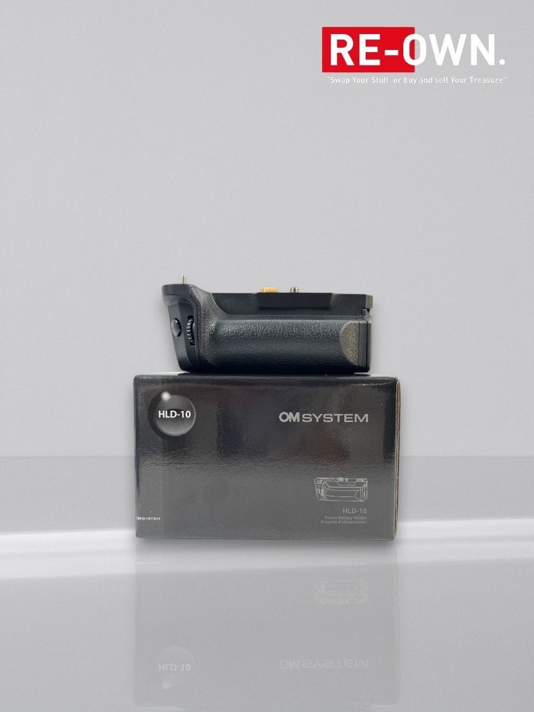 OM SYSTEM HLD-10 Power Battery Grip (topstaat+doos+garantie), Om System, Olympus, Batterygrip, Ophalen of Verzenden