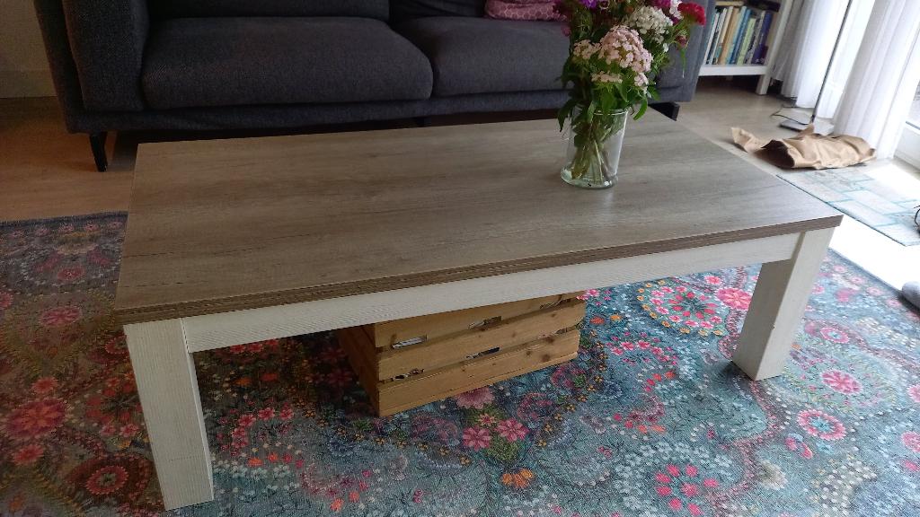 Salontafel (Leen Bakker), Huis en Inrichting, Tafels | Salontafels, Ophalen, Gebruikt, 50 tot 100 cm, Minder dan 50 cm