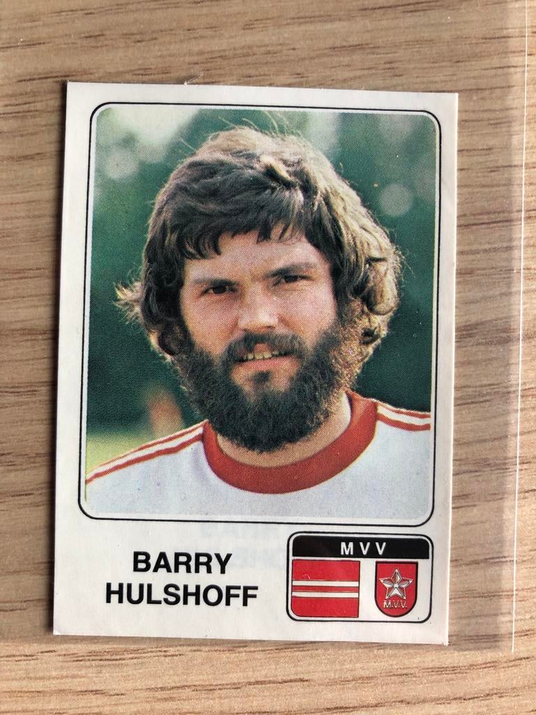 Voetbalplaatje Barry Hulshoff MVV knipplaatje, Ophalen of Verzenden, Gebruikt, Overige binnenlandse clubs, Spelerskaart
