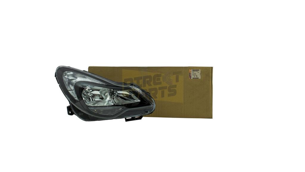 Opel Corsa D Koplamp Rechts zwart Origineel! 95510688, -, Verzenden, -, Opel
