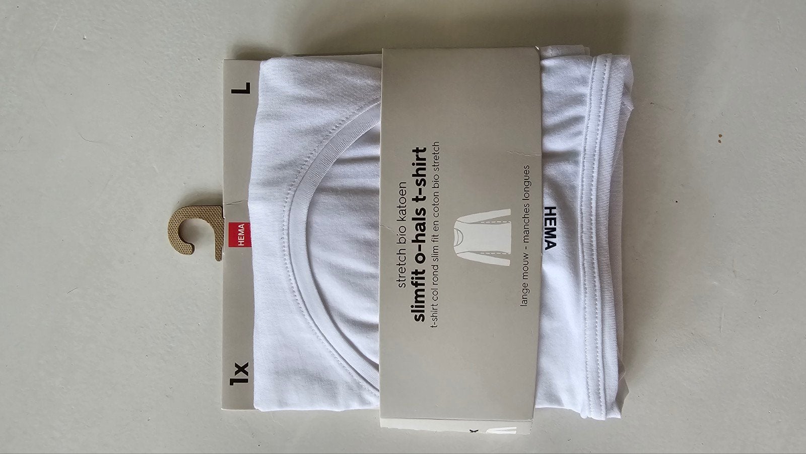 3 HEMA T-shirts lange mouwen, maat L (2 nieuw, 1x gedragen), Ophalen of Verzenden, Nieuw, Lange mouw
