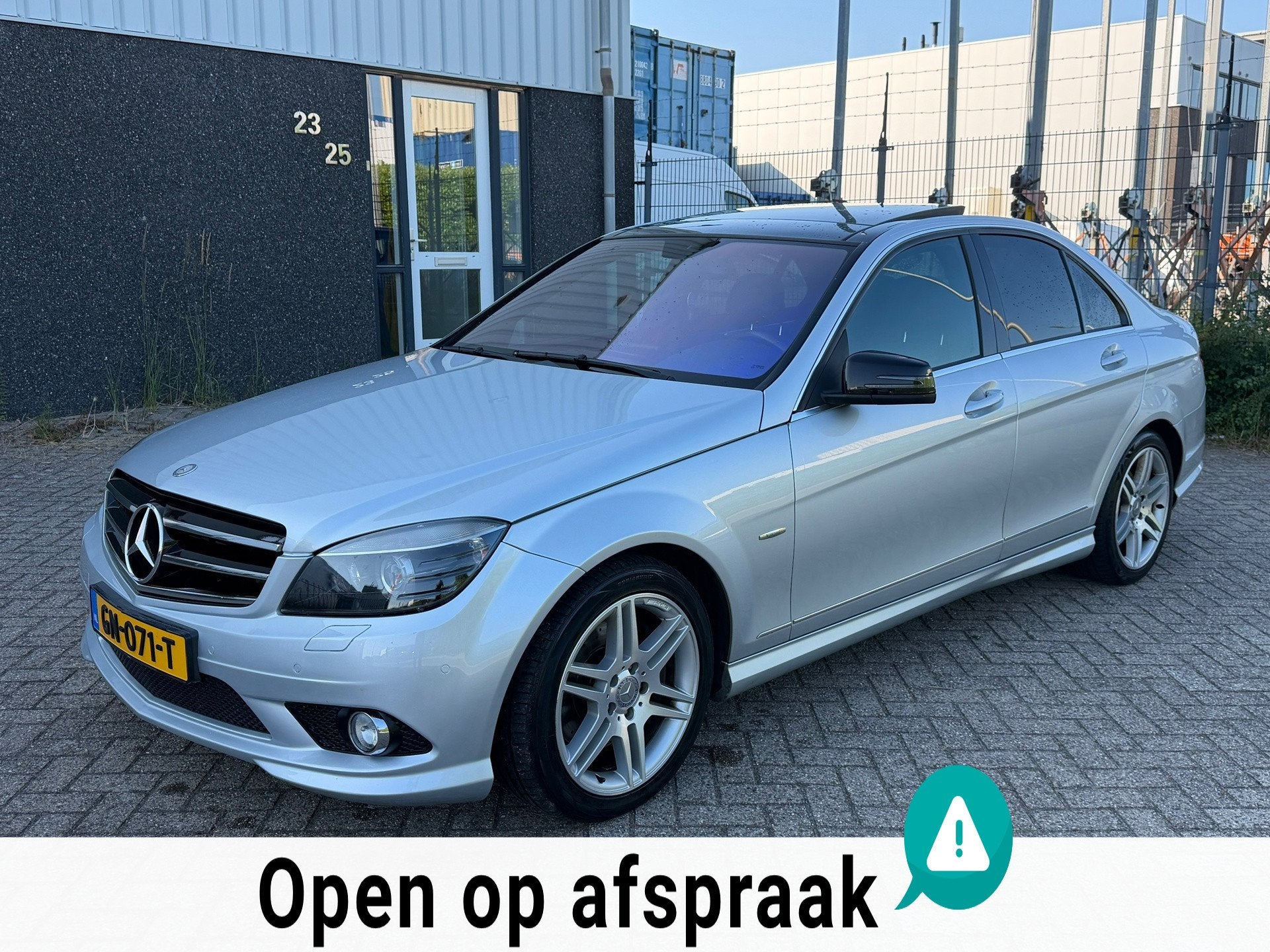 Mercedes-Benz C-klasse 320 CDI Avantgarde AMG-Line Panorama, Auto's, Automaat, Achterwielaandrijving, Zwart, Automatische klimaatregeling