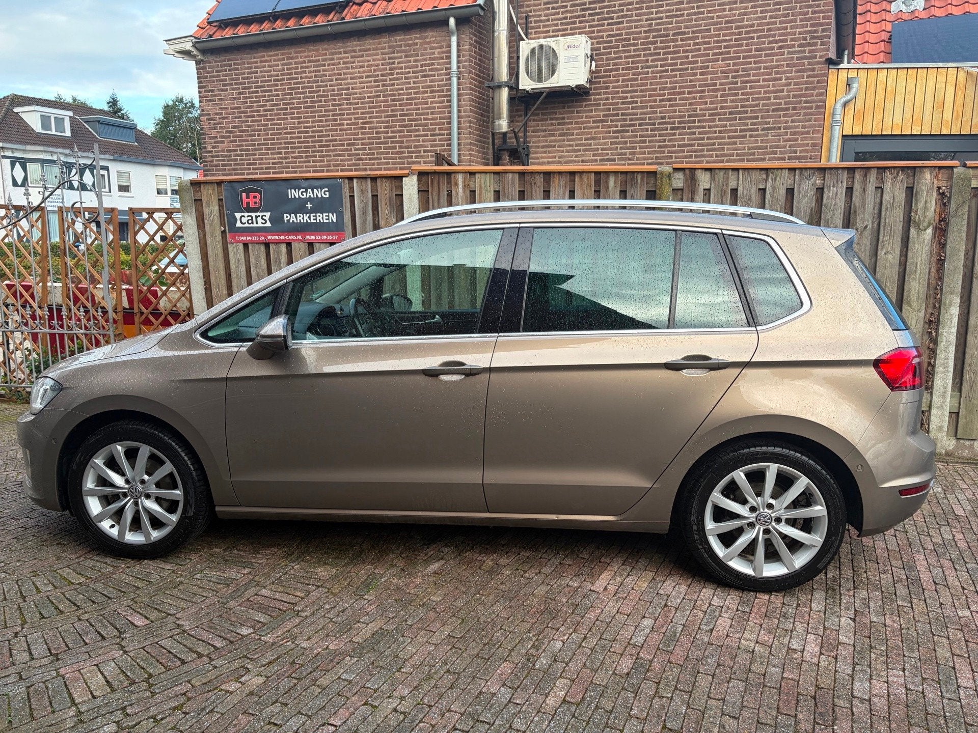 Volkswagen Golf Sportsvan 1.4 TSI Highline Automaat Full Opt, Auto's, 125 pk, Gebruikt, 4 cilinders, Bruin