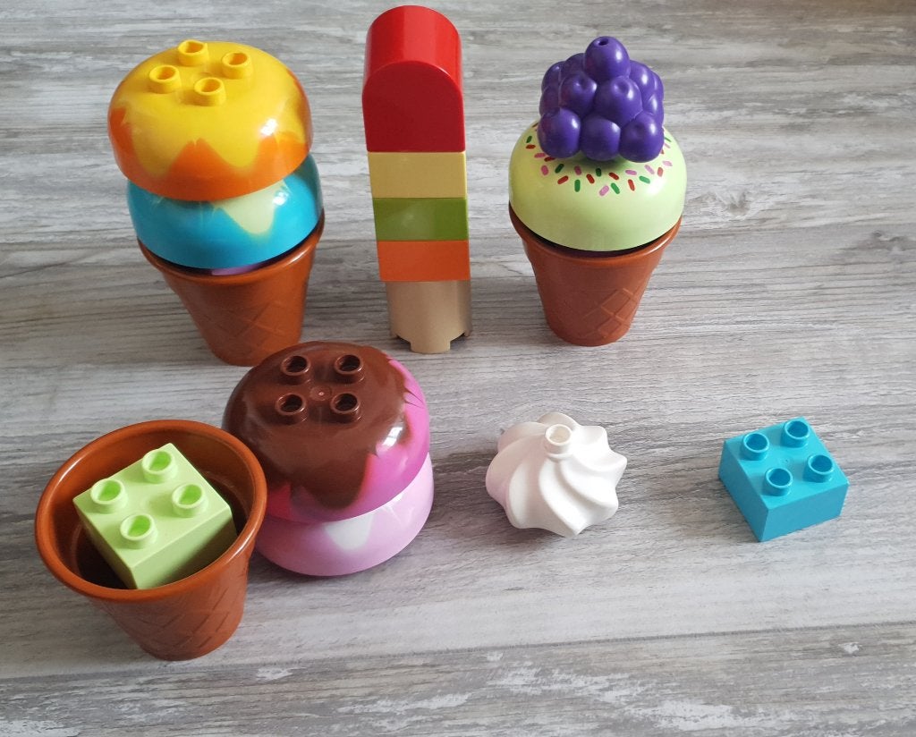 10574 ijsjes, Ophalen of Verzenden, Zo goed als nieuw, Duplo, Losse stenen
