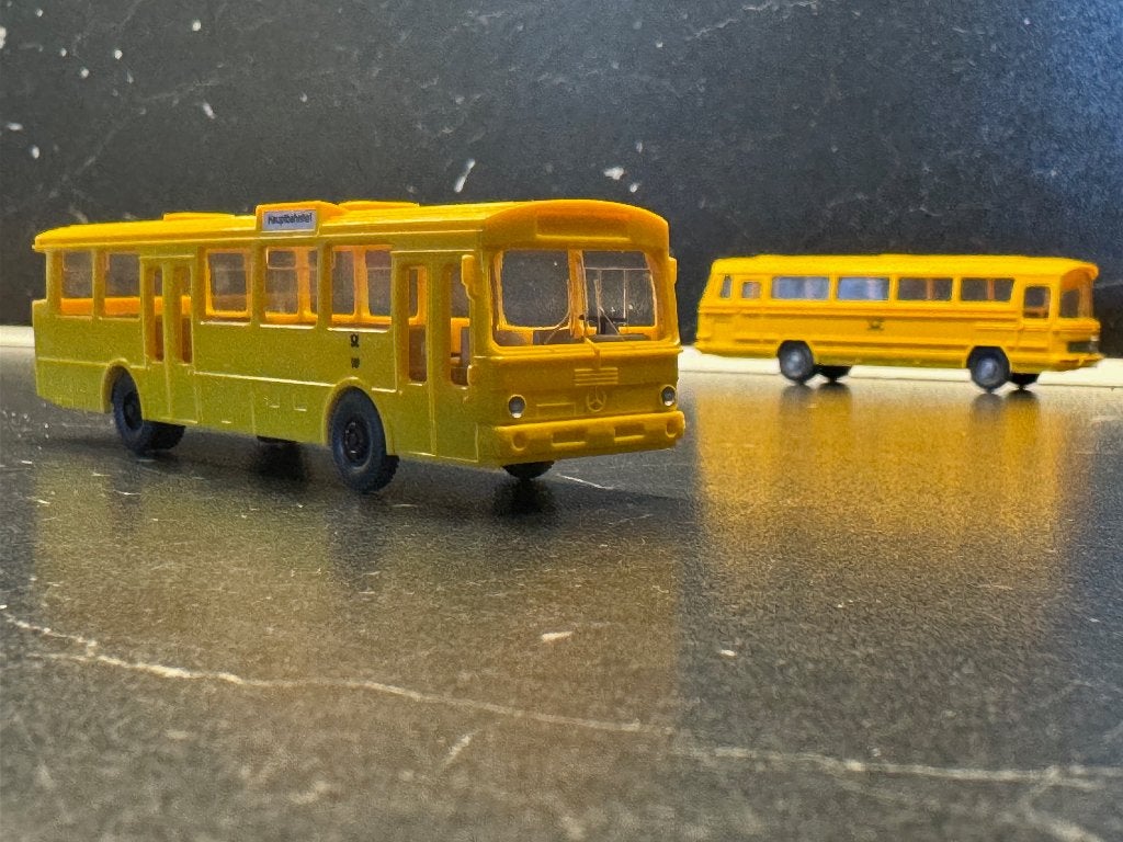 Bus-3494: Duitse Mercedes postbus - Haubtbahnhof, Ophalen of Verzenden, Gebruikt, Bus of Vrachtwagen, Wiking