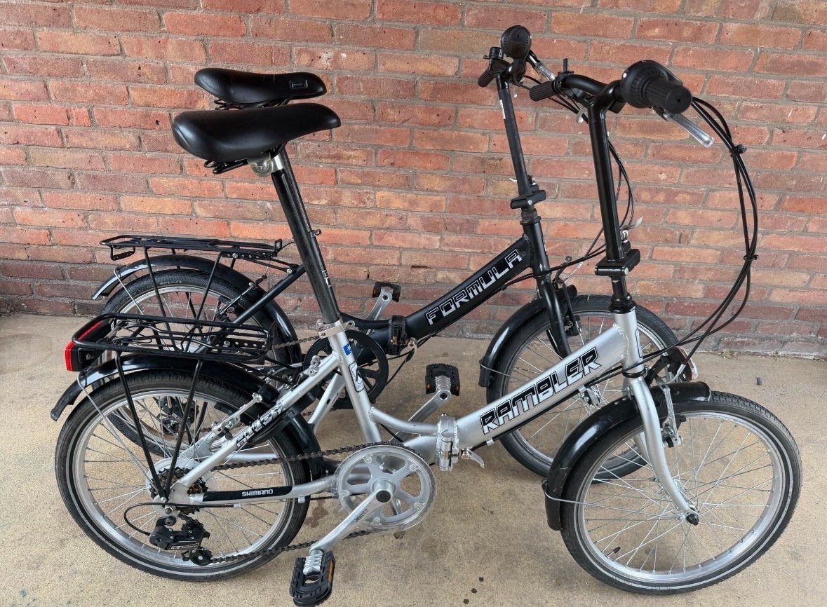 2x Formula vouwfietsen, Fietsen en Brommers, 20 inch of meer, Gebruikt, Totaal opvouwbaar, Ophalen