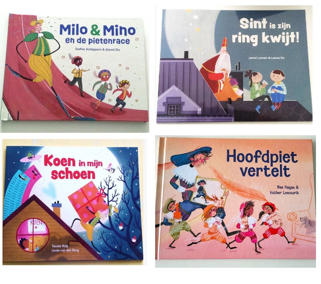 Sinterklaas boeken, Sint is zijn ring kwijt! en nog kind,, Ophalen of Verzenden