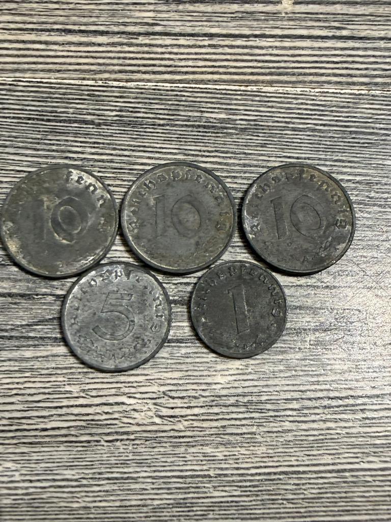 Lot Duitse WW2 munten, Verzamelen, Ophalen of Verzenden, Landmacht, Duitsland, Overige typen