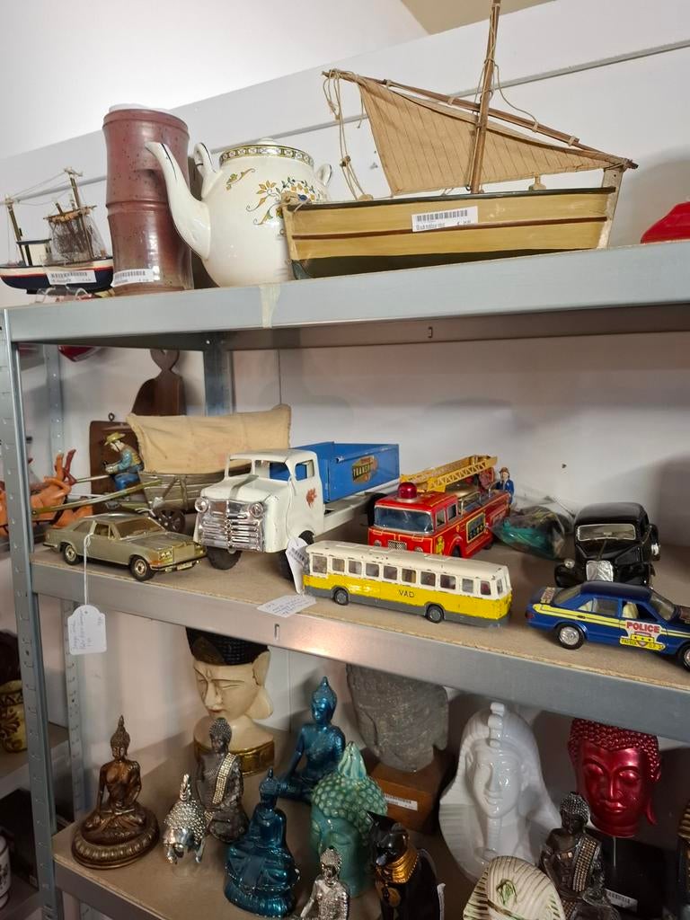 Vintage Blik speelgoed, Verzamelen, Speelgoed, Ophalen, Gebruikt