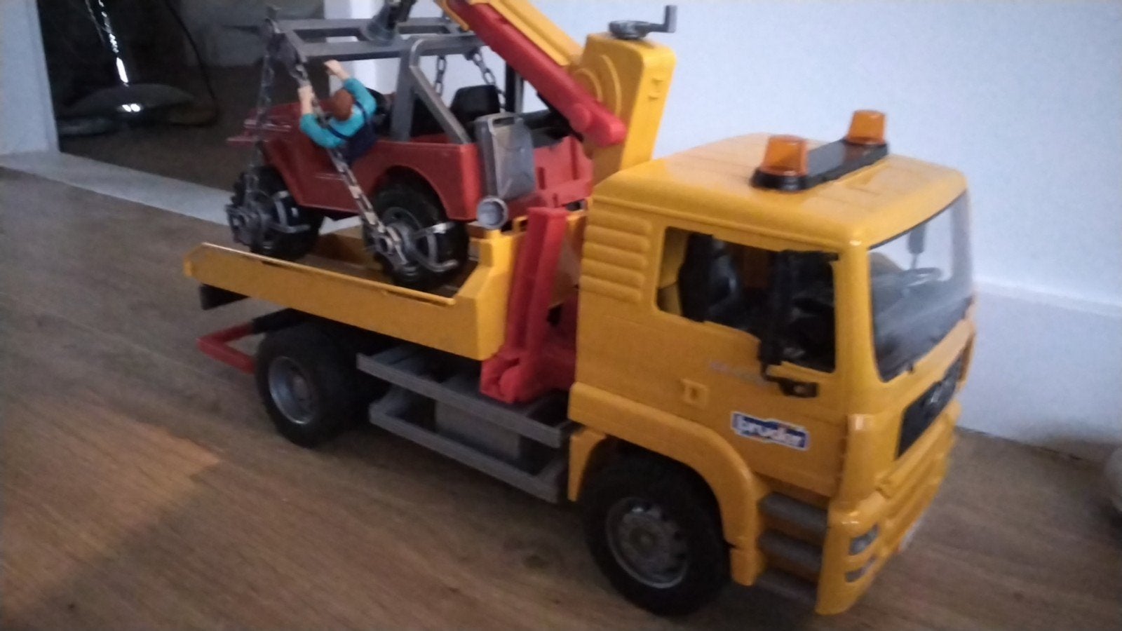 bruder kraanauto, Kinderen en Baby's, Speelgoed | Speelgoedvoertuigen, Ophalen of Verzenden, Nieuw