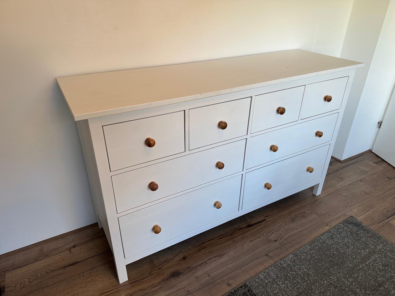 IKEA Hemnes ladekast met 8 lades - 160x50x96 cm, Ophalen, Gebruikt, 5 laden of meer, 150 tot 200 cm