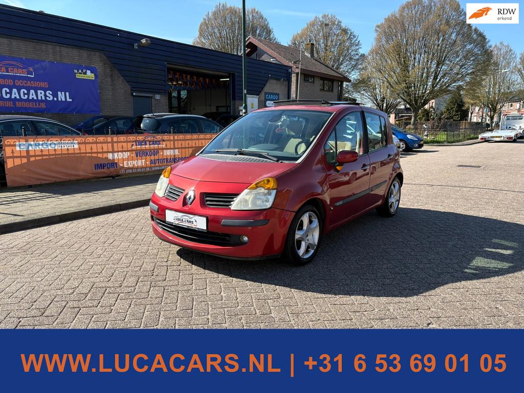 Renault Modus 1.6-16V Dynamique Comfort PANO + NIEUWE APK!, Voorwielaandrijving, 15 km/l, 49 €/maand, Bedrijf